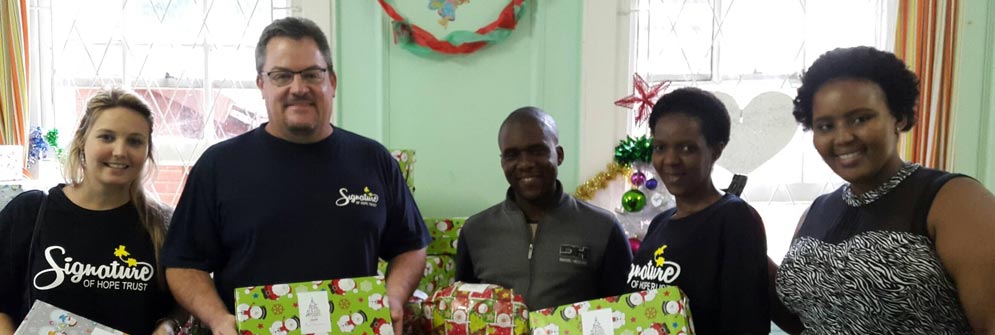 Carrick Durban donates generously to St Thomas Home for Children
