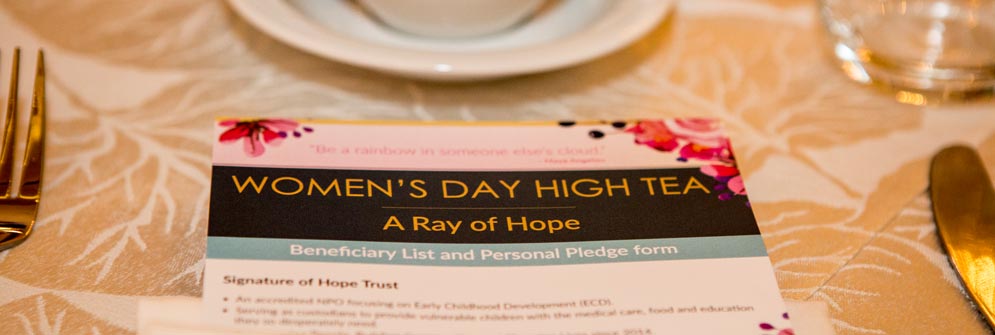 Womens Day Charity High Tea Event - Signature of Hope Trust Womens Day Charity High Tea Event - Signature of Hope Trust